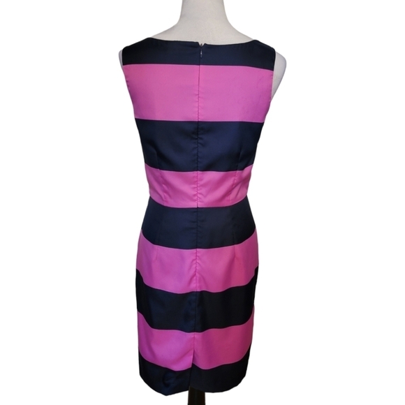 Banana Republic Striped Sleeveless Sheath Dress Size 4 - Picture 3 of 4